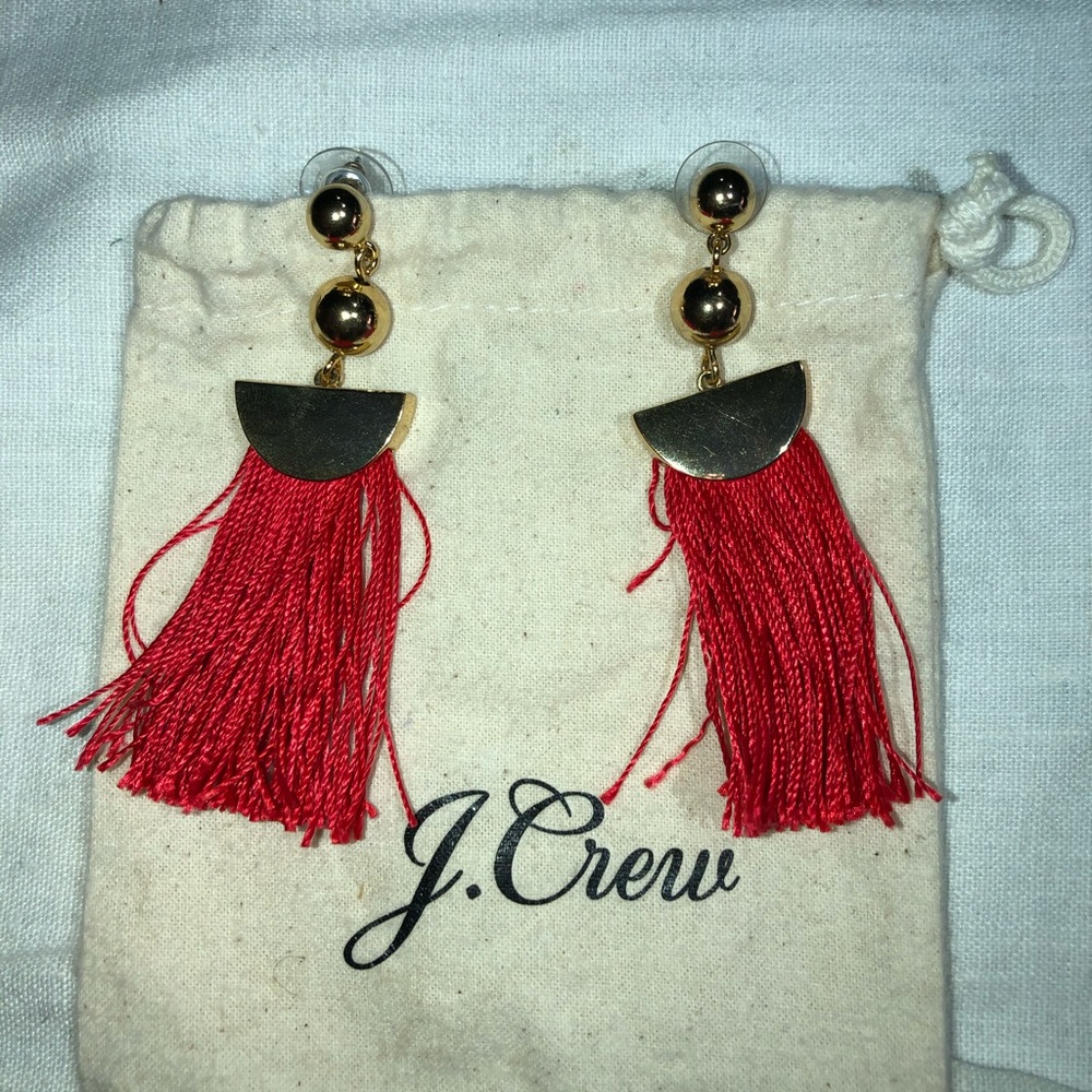 J Crew Fringe Earrings